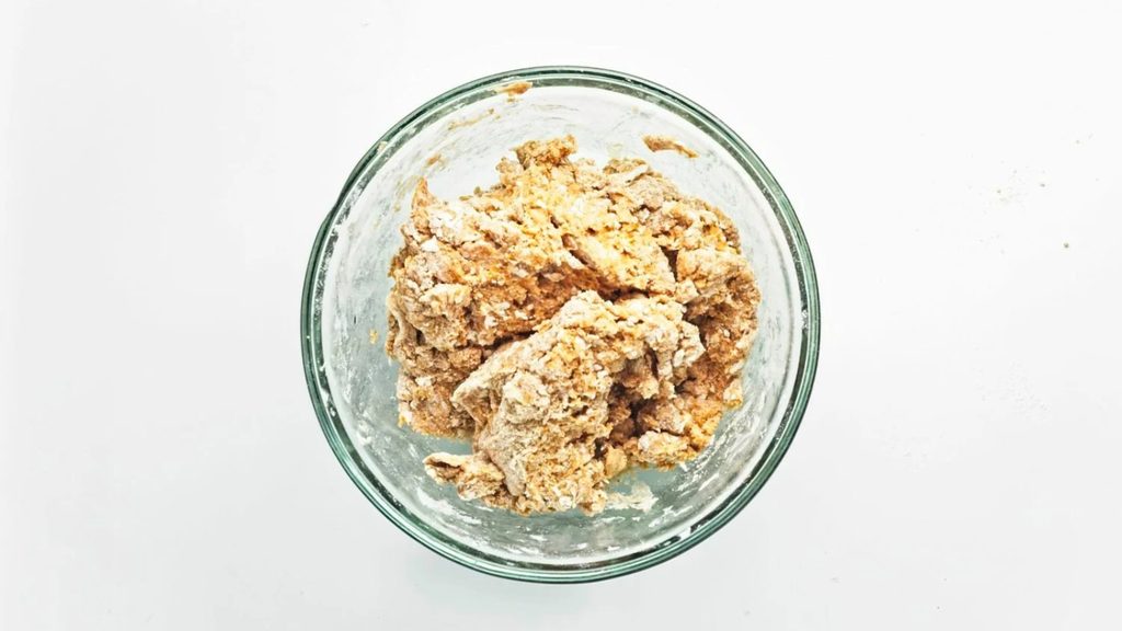 Dough Mixed in Bowl
