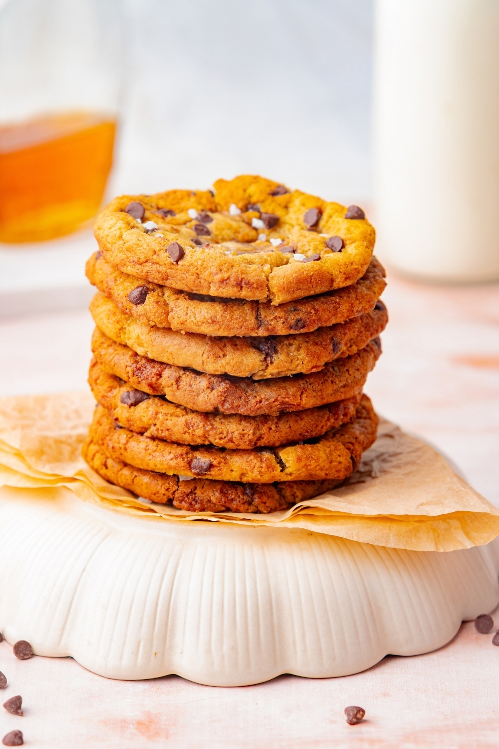 Finished Maple Chocolate Chip Cookies