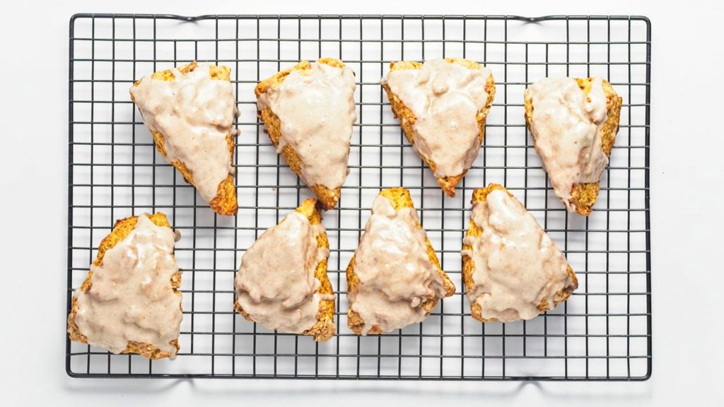 Glazed Pumpkin Spiced Scones
