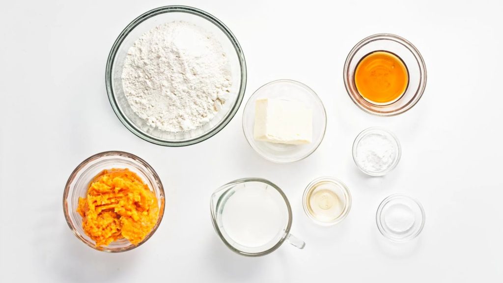 Ingredients for Sweet Potato Biscuits